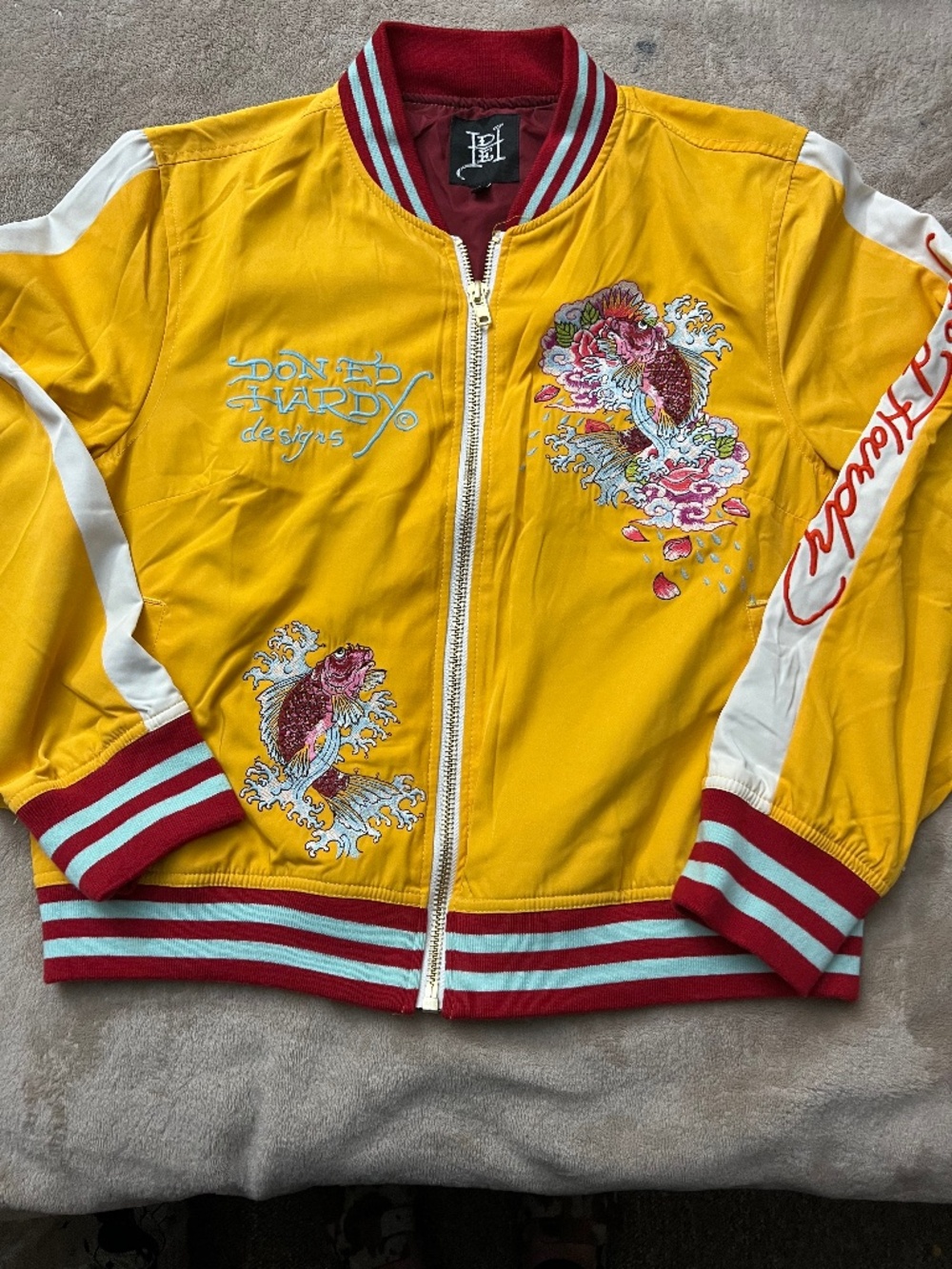 Ed Hardy bomber jacket